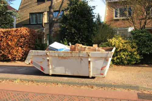 Satisfied customers after furniture clearance